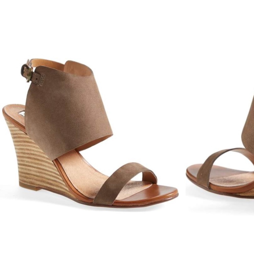 Halogen Taupe Wedges
